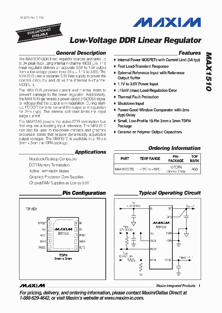 MAX1510_196866.PDF Datasheet