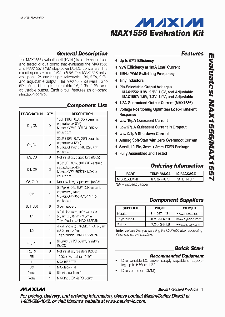 MAX1556EVKIT_197795.PDF Datasheet