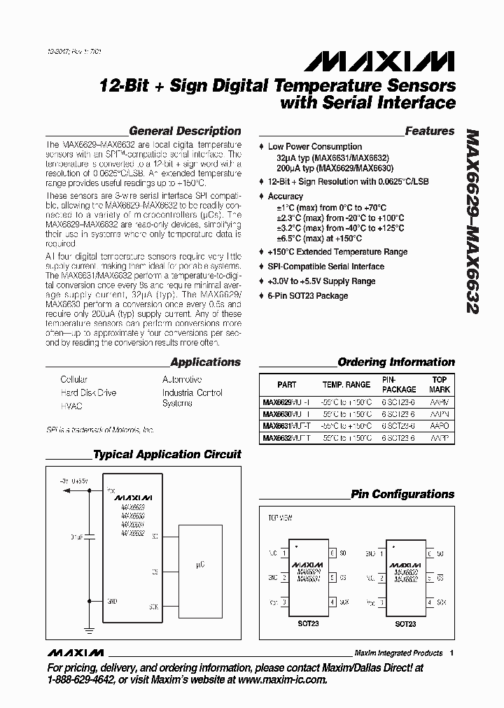 MAX6629_15739.PDF Datasheet