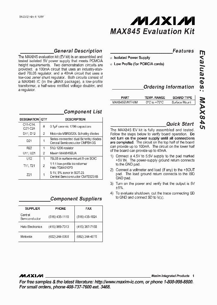 MAX845EVKIT_362394.PDF Datasheet