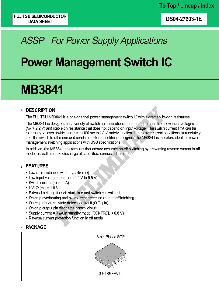 MB3841_311749.PDF Datasheet