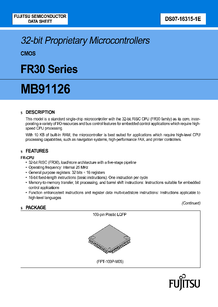 MB91126_327217.PDF Datasheet