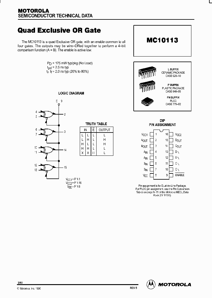 MC10113_128848.PDF Datasheet