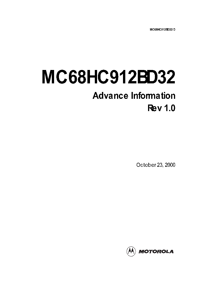 MC68HC912BD32_357152.PDF Datasheet