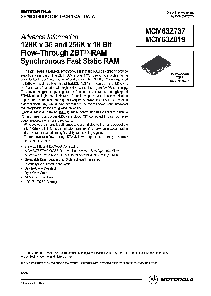 MCM63Z737TQ11_63978.PDF Datasheet