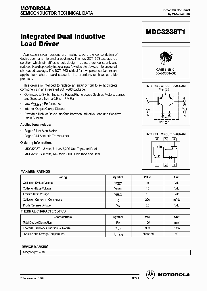 MDC3238T1D_311501.PDF Datasheet