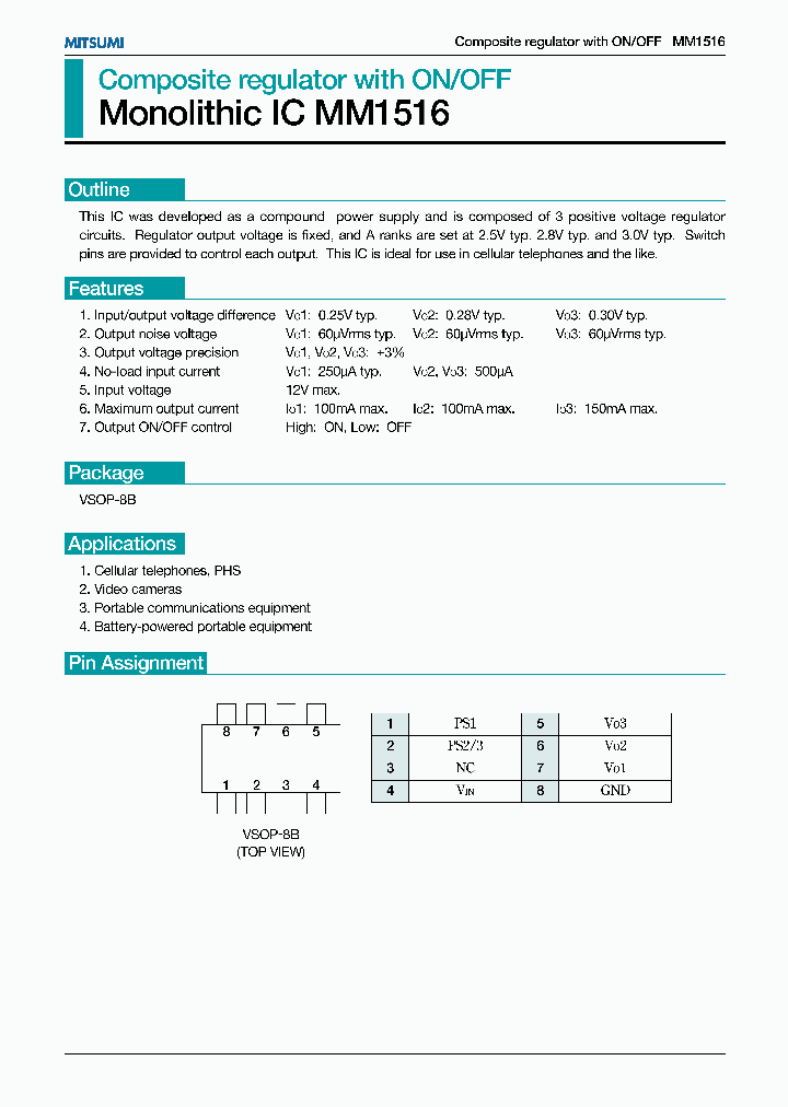 MM1516_350336.PDF Datasheet