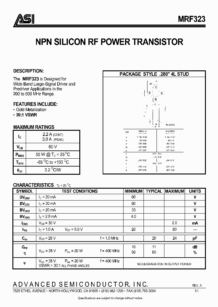 MRF323_358223.PDF Datasheet