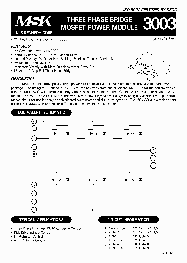 MSK3003_313395.PDF Datasheet