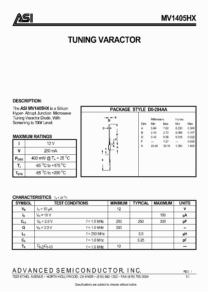 MV1405HX_332317.PDF Datasheet