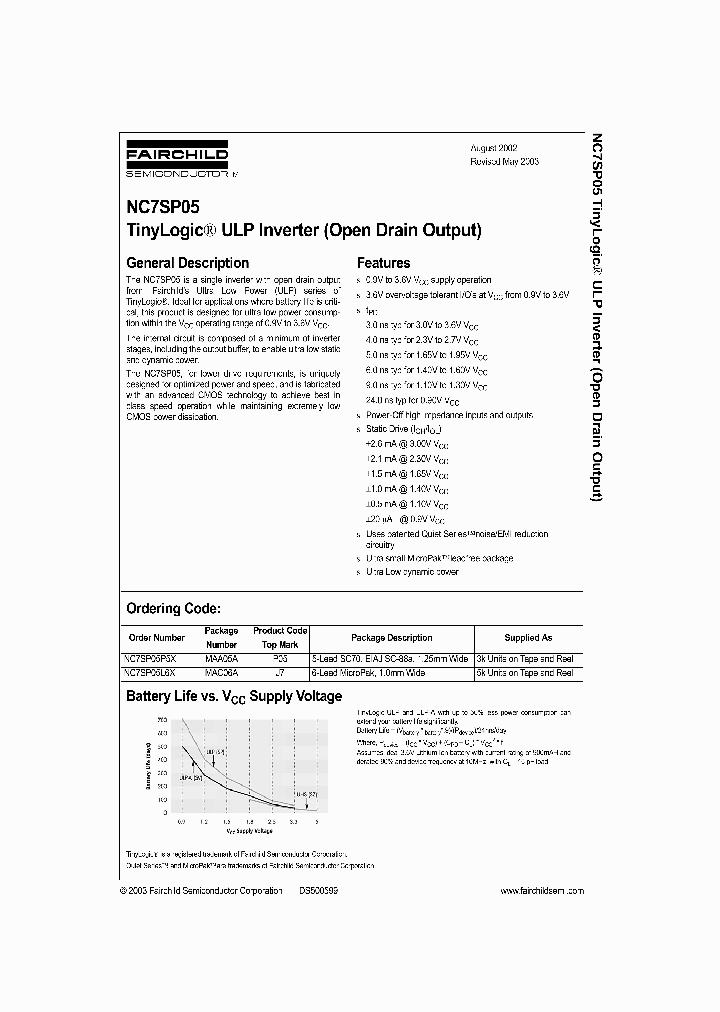 NC7SP05_317410.PDF Datasheet
