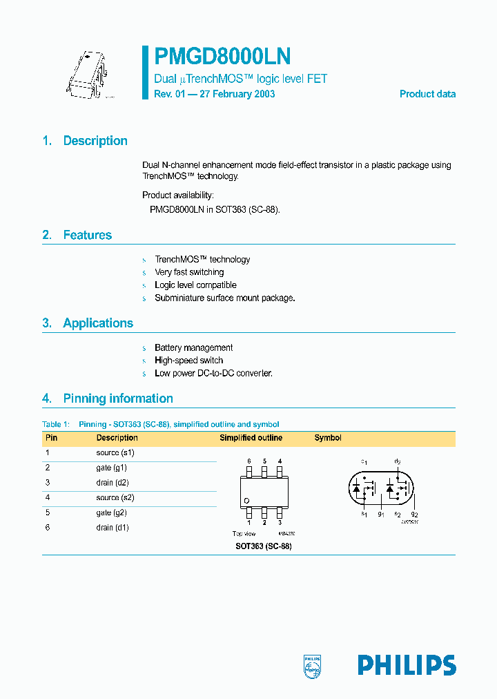 PMGD8000LN_349136.PDF Datasheet