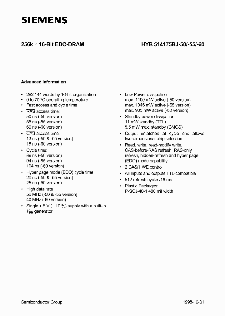HYB514175BJ-60_288822.PDF Datasheet