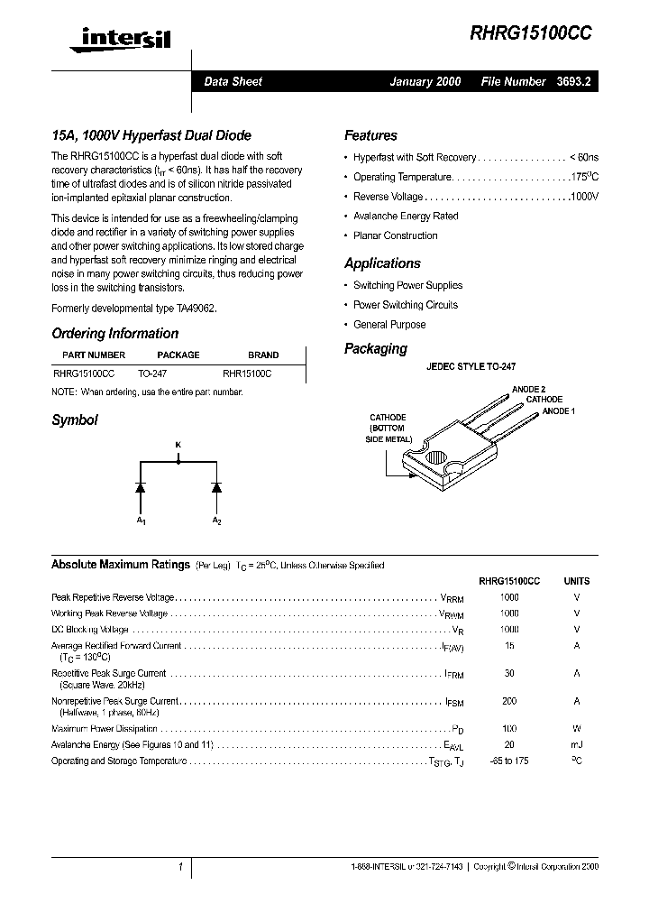 RHRG15100CC_346163.PDF Datasheet