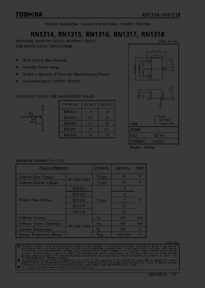 RN1316_311962.PDF Datasheet