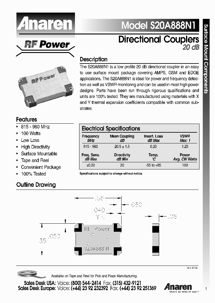 S20A888N1_383674.PDF Datasheet
