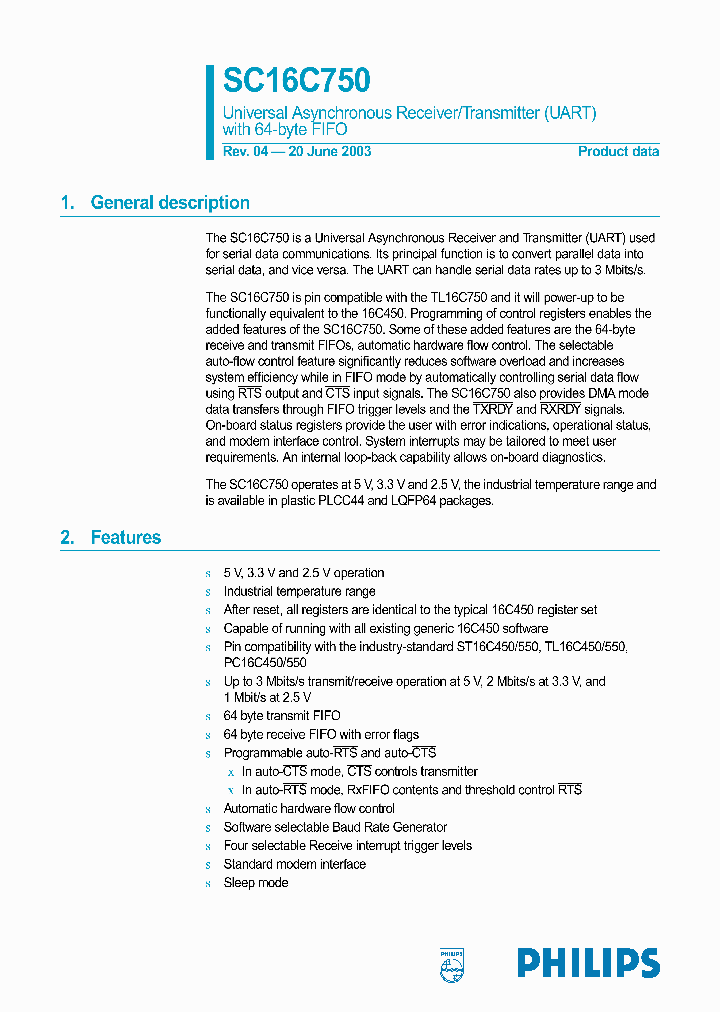 SC16C750_342237.PDF Datasheet