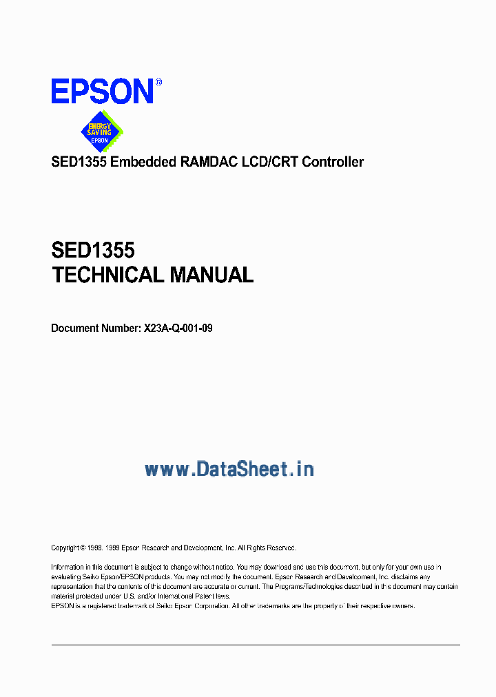 SED1355_325885.PDF Datasheet