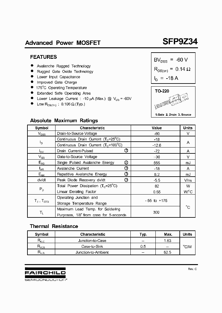 SFP9Z34_358018.PDF Datasheet
