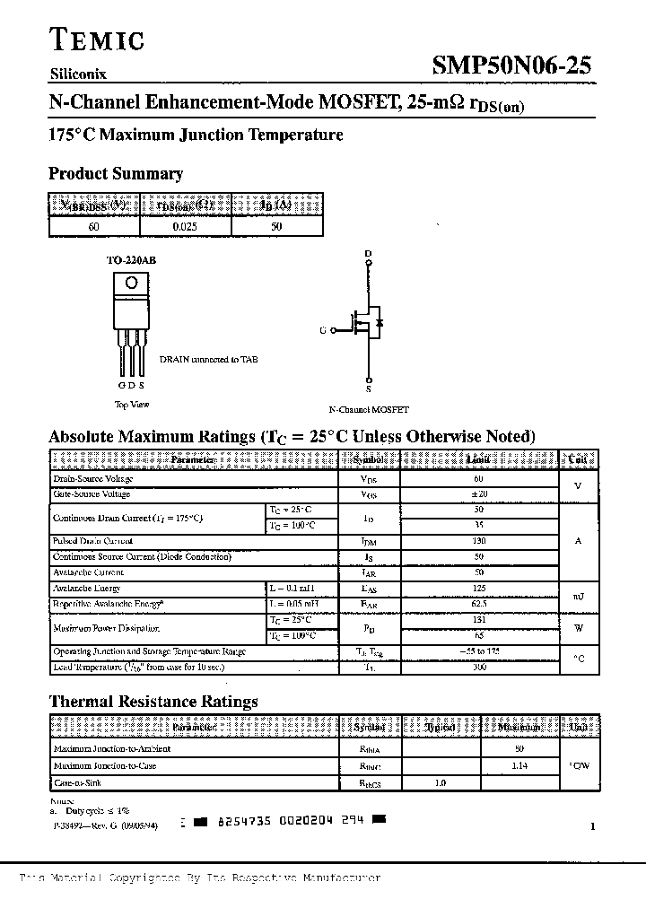 SMP50N06-25_181254.PDF Datasheet