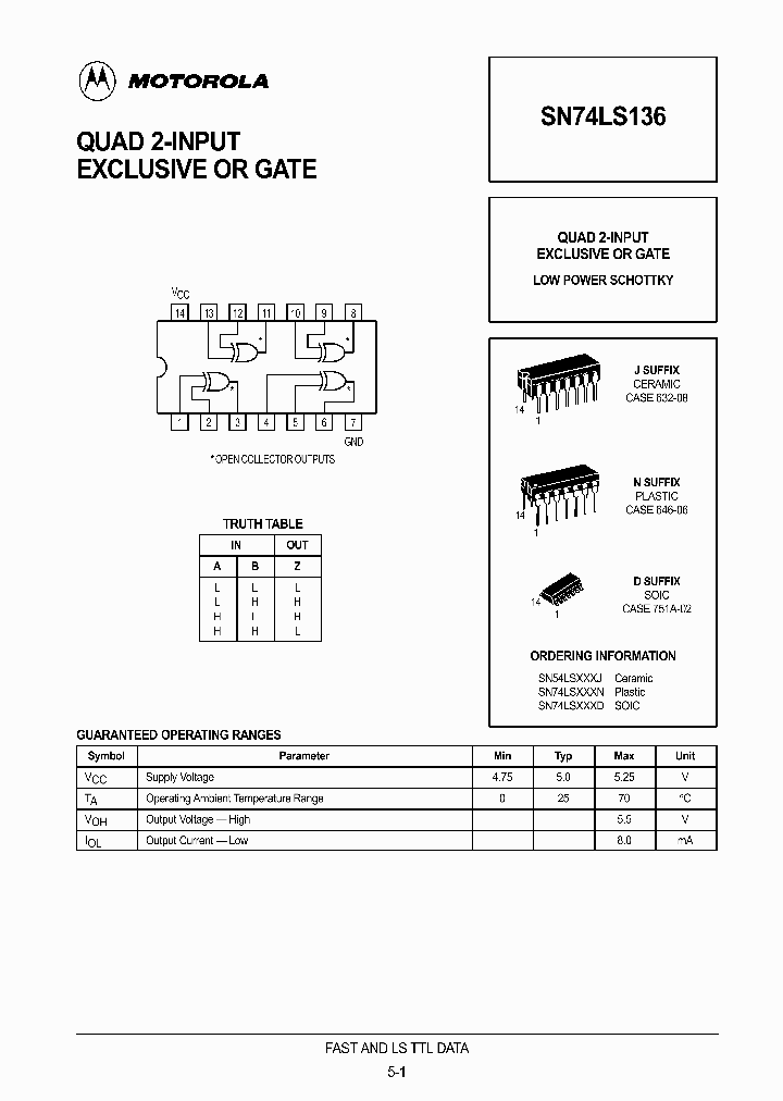 SN74LS136_199843.PDF Datasheet