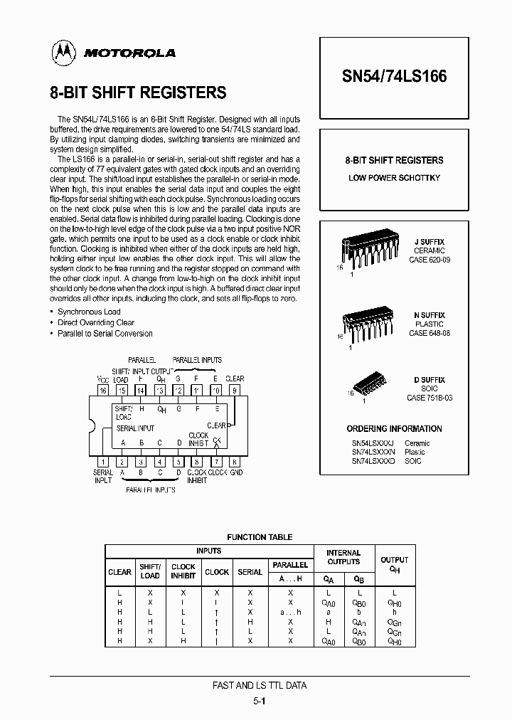 SN74LS166D_307393.PDF Datasheet