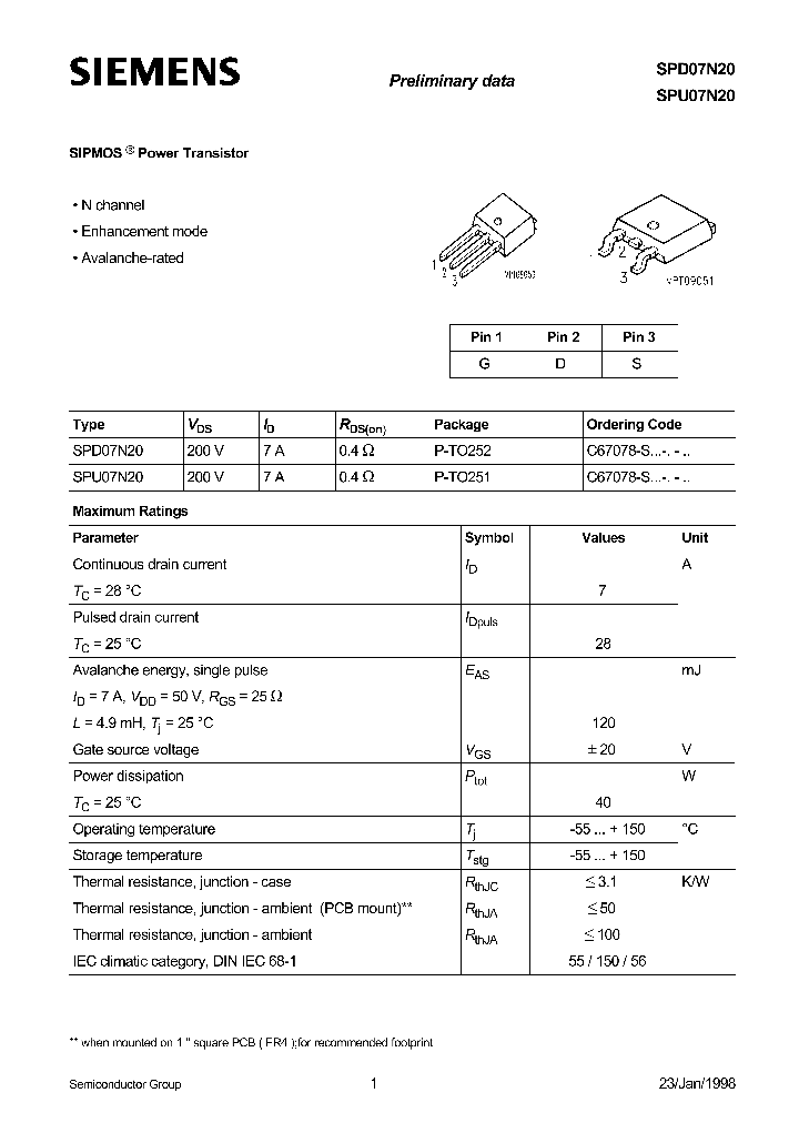 SPD07N20_334481.PDF Datasheet