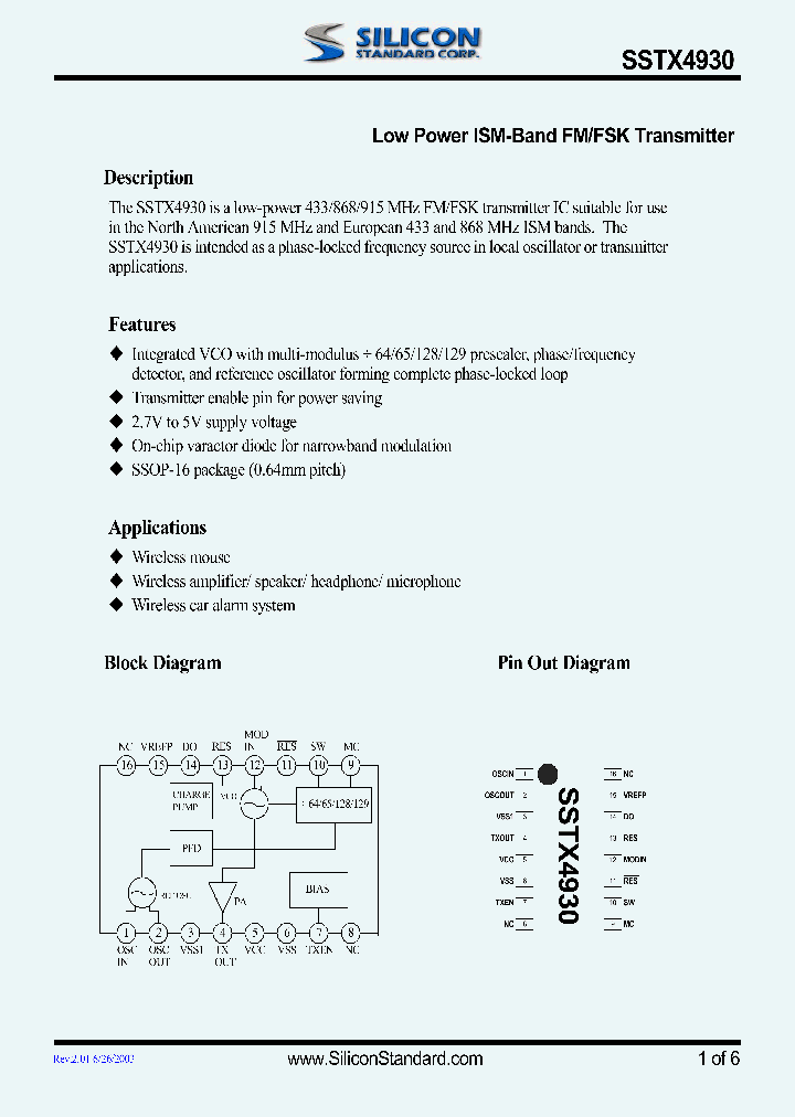 SSTX4930_372878.PDF Datasheet