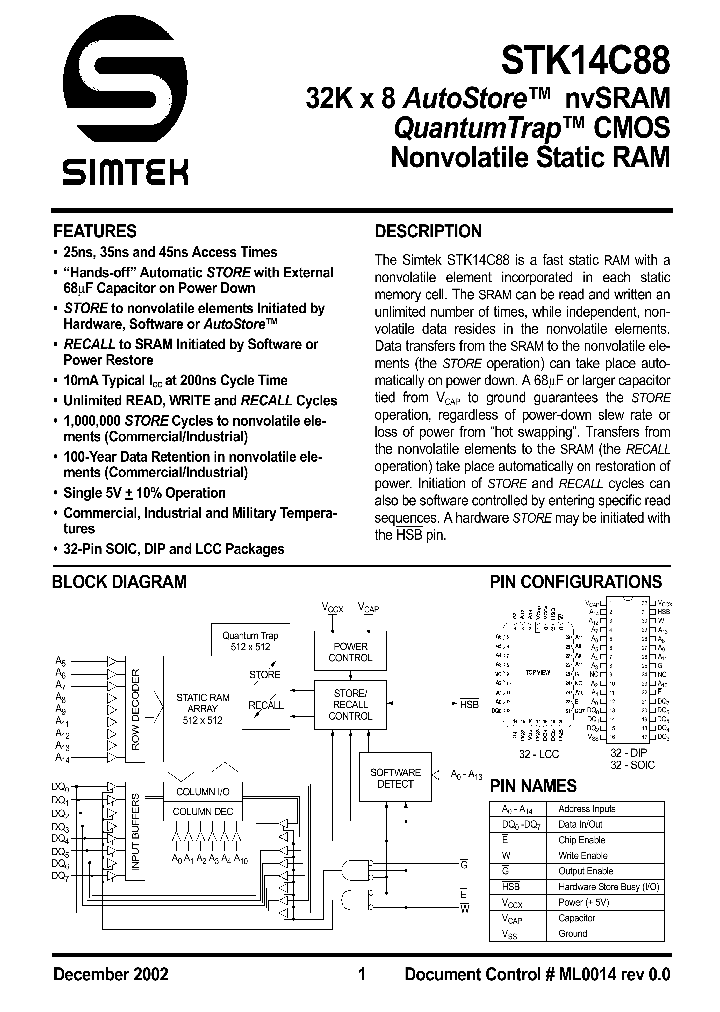 STK14C88-W25M_53314.PDF Datasheet