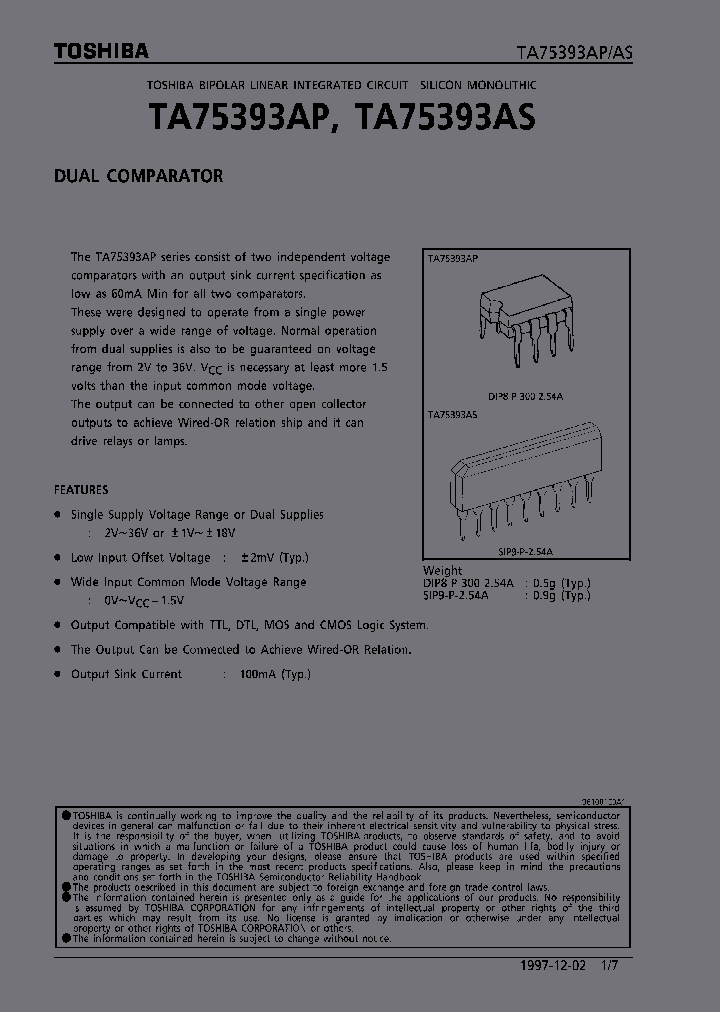 TA75393AP_108688.PDF Datasheet