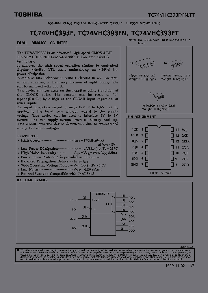 TC74VHC393FT_308617.PDF Datasheet