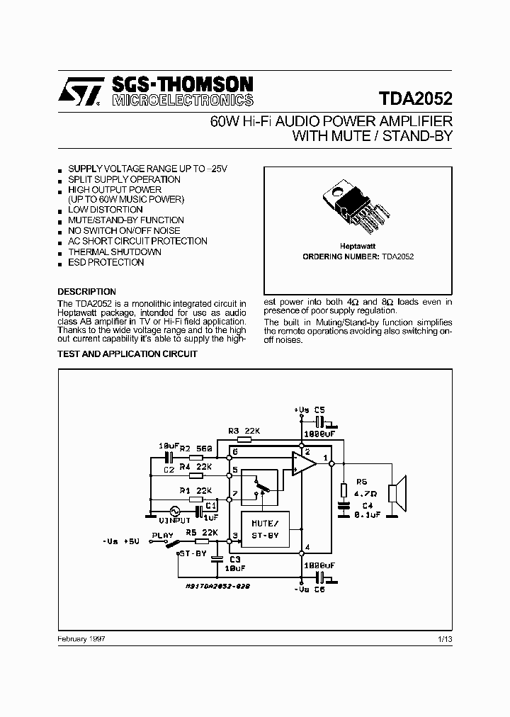 TDA2052_179138.PDF Datasheet