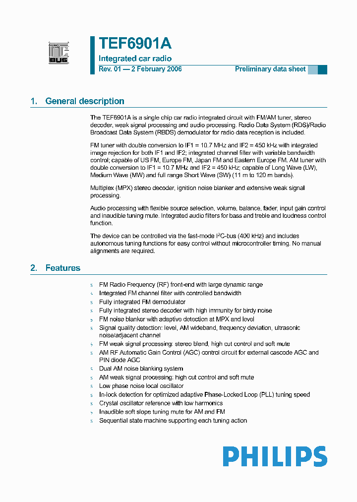 TEF6901A_327636.PDF Datasheet