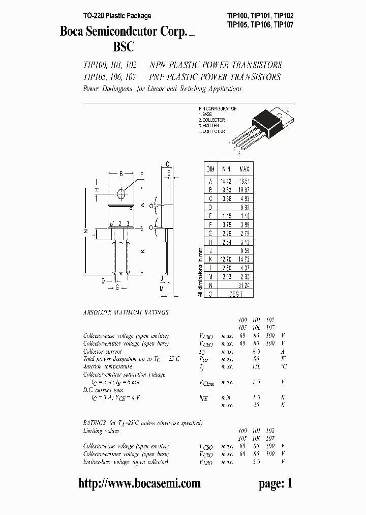 TIP101_345773.PDF Datasheet