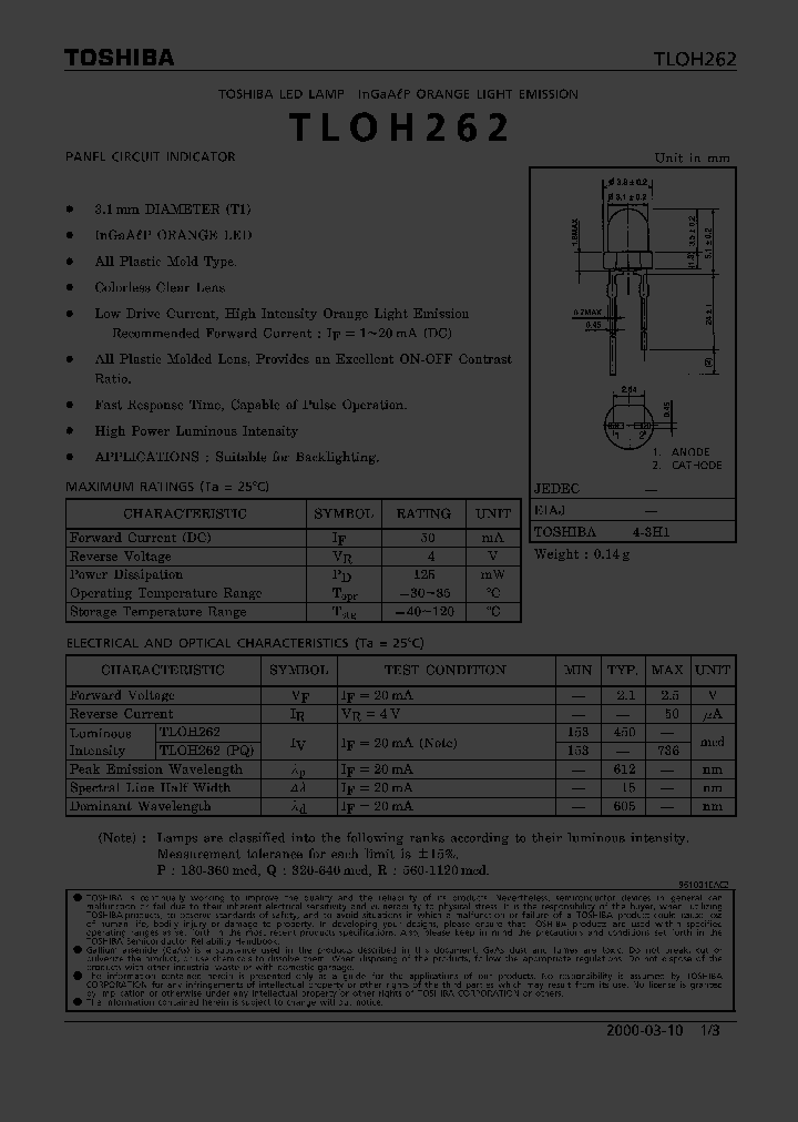 TLOH262_354314.PDF Datasheet