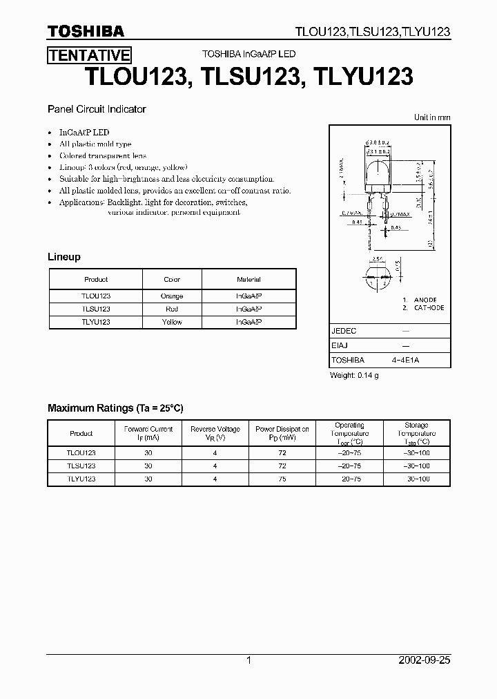 TLOU123_349086.PDF Datasheet