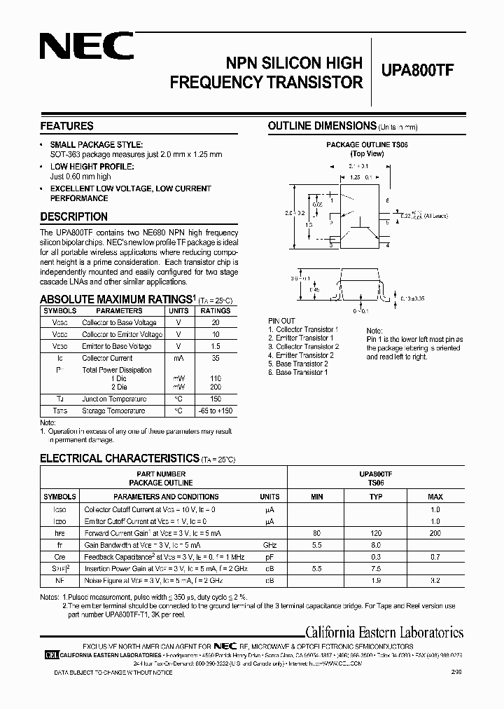 UPA800TF_339297.PDF Datasheet