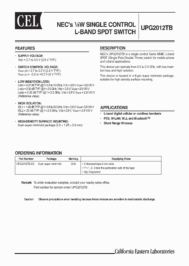 UPG2012TB_332674.PDF Datasheet