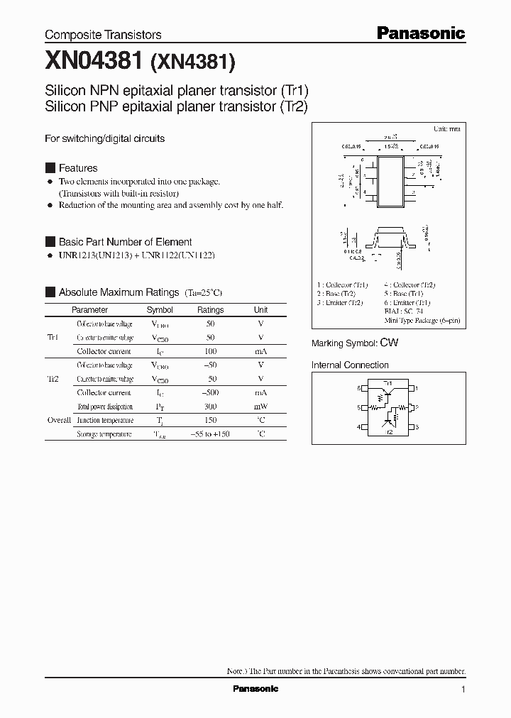 XN4381_354589.PDF Datasheet