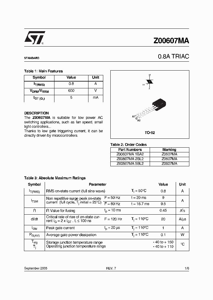Z00607MA_327485.PDF Datasheet