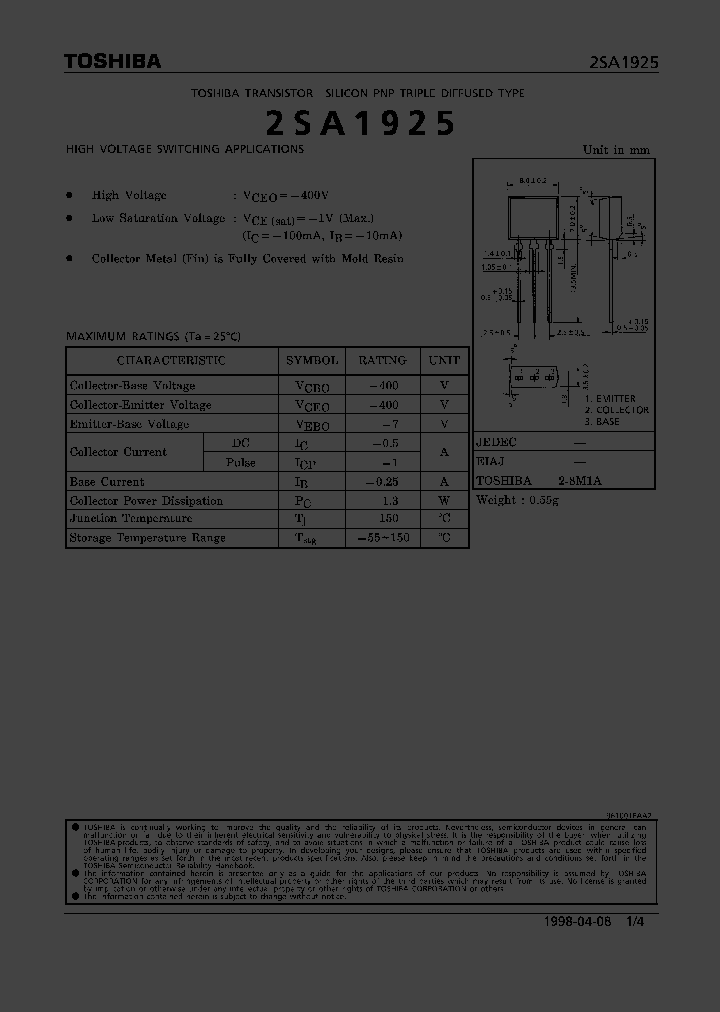 2SA1925_419122.PDF Datasheet