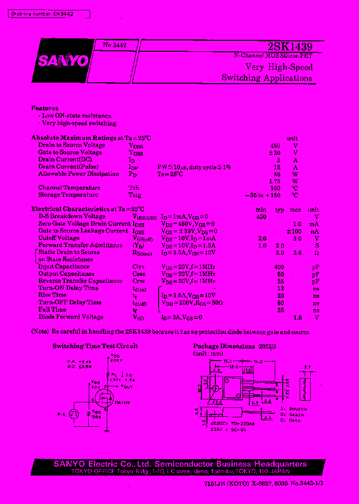 2SK1439_405703.PDF Datasheet