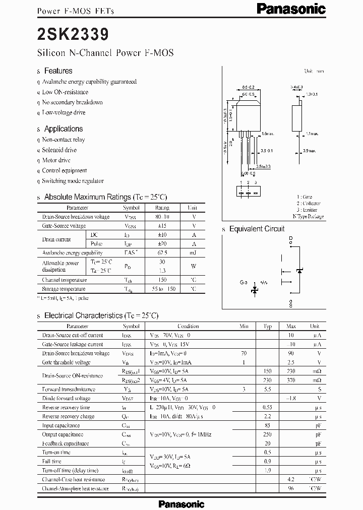 2SK2339_403415.PDF Datasheet