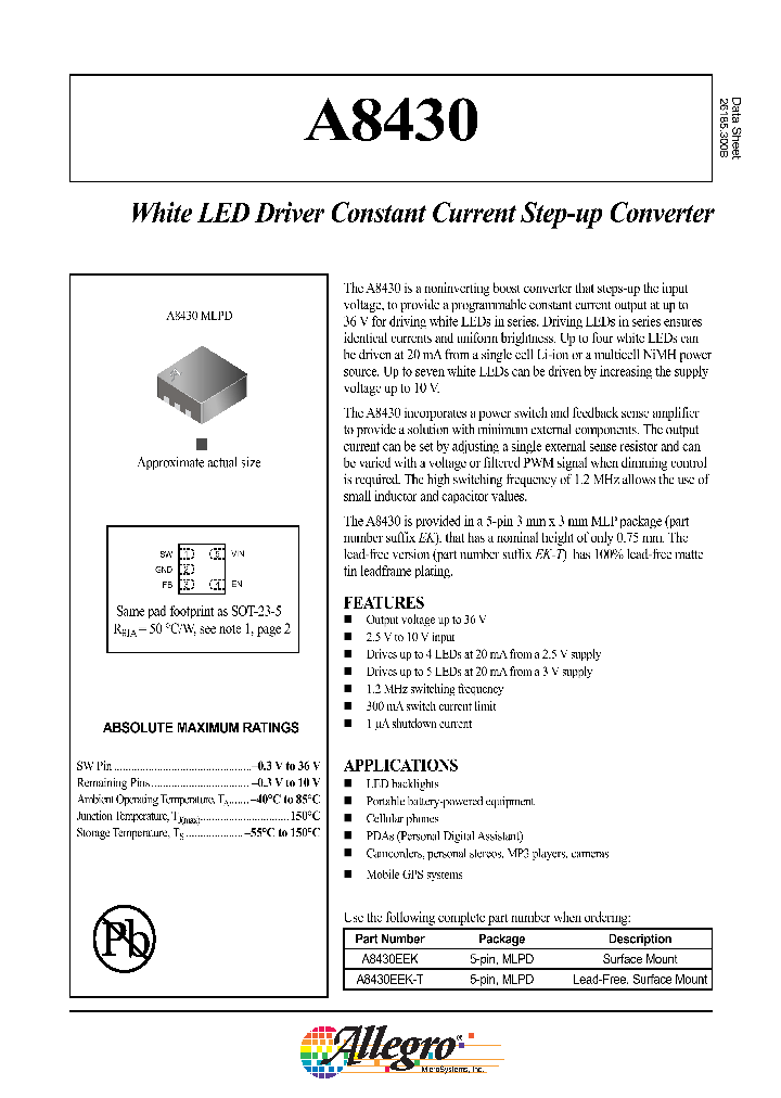 A8430EEK-T_429535.PDF Datasheet