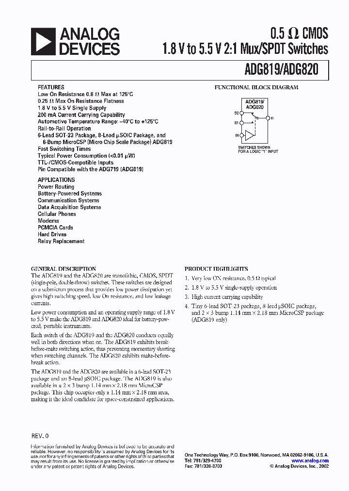 ADG820_361815.PDF Datasheet