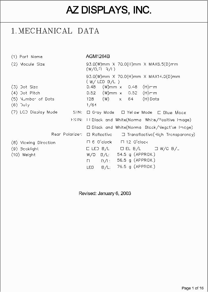 AGM1264B_388012.PDF Datasheet