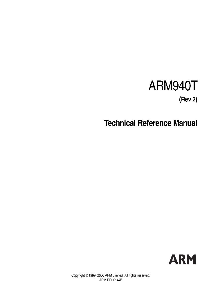 ARM940T_390935.PDF Datasheet