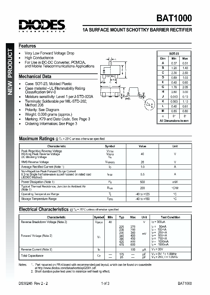 BAT1000-7_431697.PDF Datasheet