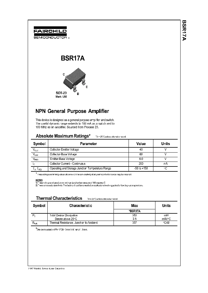 BSR17A_416574.PDF Datasheet