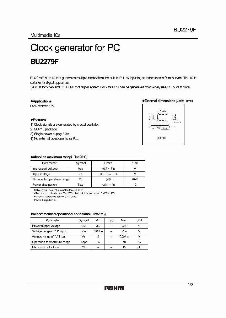 BU2279F_420237.PDF Datasheet